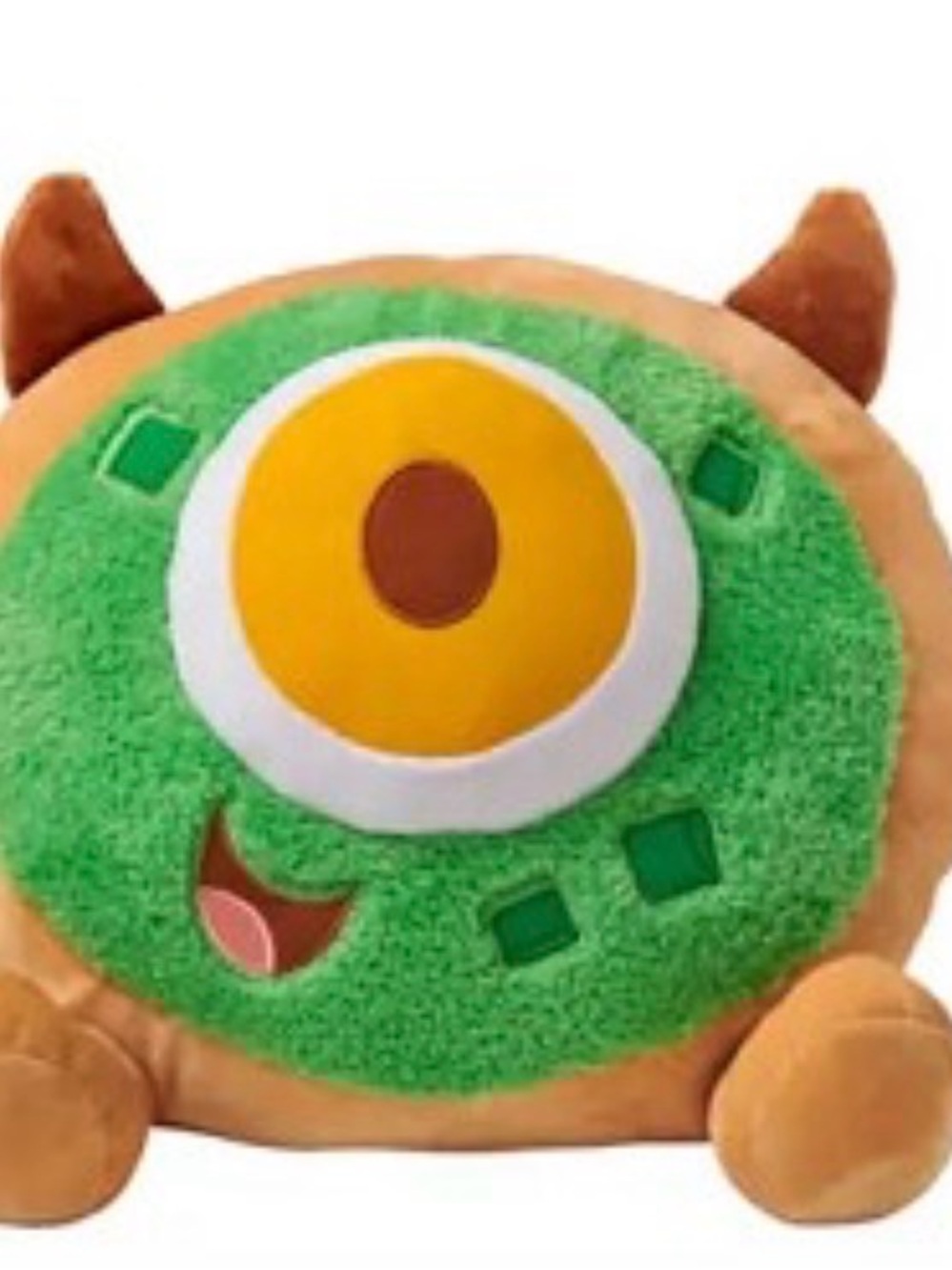 Disney munchlings Mike Wazoeski monsters inc abacado toast plush bagel toy
